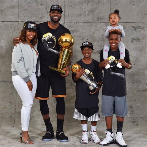The official lebron james facebook page. LeBron James and his family after the Cavs win | Lebron ...