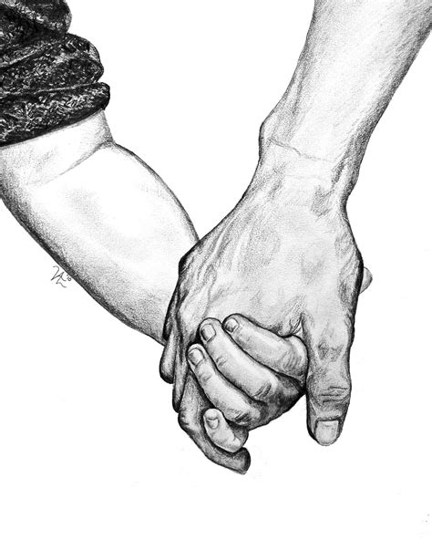 Mother And Daughter Holding Hands Drawing Mothersa