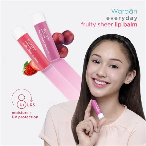 Wardah Everyday Fruity Sheer Lip Balm Grape 4g - Alpro Pharmacy