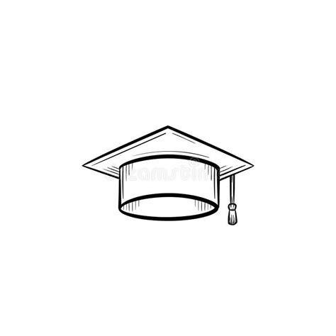 Graduate Cap Hand Drawn Stock Illustrations 1136 Graduate Cap Hand