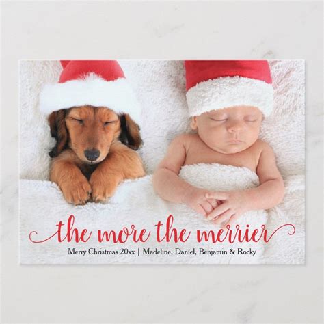 Announce the birth of your newborn with beautifully designed cards, videos and social media graphics. Holiday Christmas Birth Announcement Card | Zazzle.com (With images) | Christmas holiday photo ...