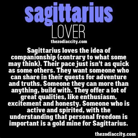 The Sagittarius Lover Sagittarius Loves The Idea Of Companionship