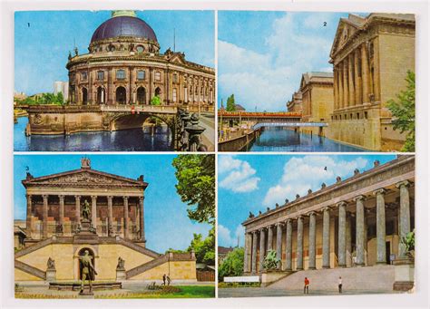 postkarte berliner museumsinsel ddr museum berlin