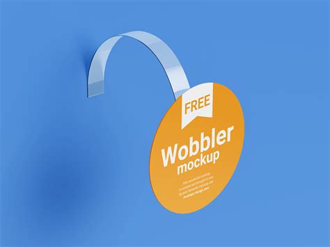 Free Round Shelf Wobbler Mockup Psd Set Good Mockups