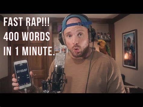 Rapper Mac Lethal Amazingly Raps 400 Words In 1 Minute Rap Youtube