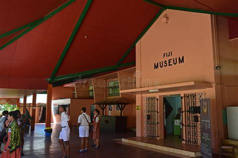 Fiji Museum With The Large Entrance Sign At Suva Editorial Stock Image Image Of Main