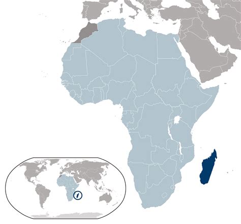 Madagascar Location Map Location Map Of Madagascar