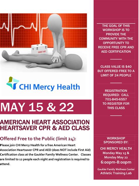 Classes are taught by one of our american heart association instructors and are offered in both a traditional or online blended learning format. American Heart Association Heartsaver CPR & AED Class ...