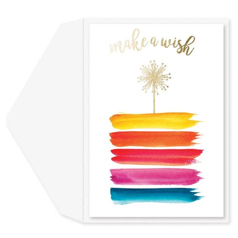 Make A Wish Birthday Card Graphique De France