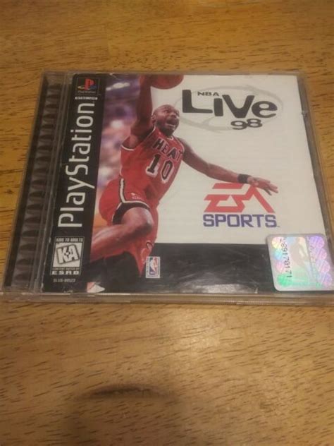 Nba Live 98 Basketball Ps1 Video Game Sony Playstation 1 1997 Ebay