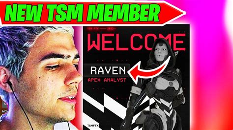 Please Welcome The Newest Tsm Member Raven Apex Apex Legends Recommended Videos