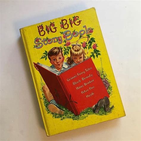 Whitman The Big Big Story Book 1952 Hardcover Spot Color Etsy