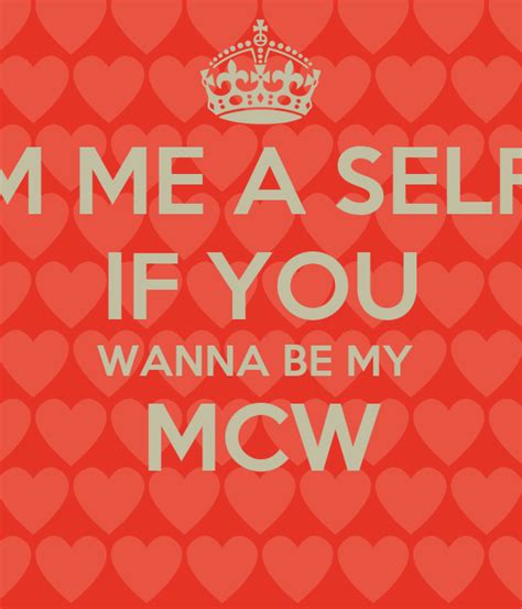 Dm Me A Selfie If You Wanna Be My Mcw Poster Bjkknnnj Keep Calm O Matic