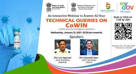 How to register for the #cowin app for vaccination? Webinar on "Grand Challenge for Strengthening CoWIN" to ...