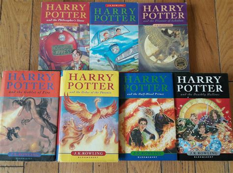 His parents are dead and he's stuck with his heartless relatives, who force him to live in a tiny closet under the stairs. Harry Potter set of books (all 7 books) | in Bagshot ...