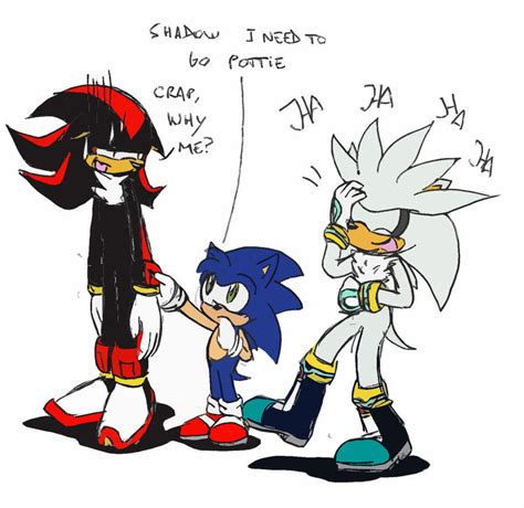 Shadow Silver And Baby Sonic By Bella The Halfsaiyan On Deviantart