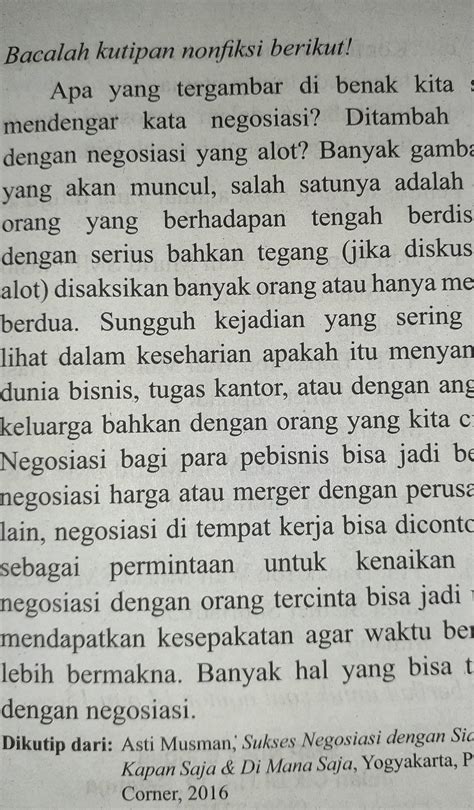 √ Contoh Kutipan Rangkuman Buku Fiksi