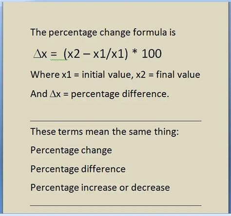 How To Calculate The Percentage Difference Or Increase Problems