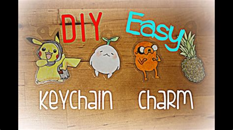 Diy ideas for making money. Easy DIY Keychain/Charm! //MaryBe - YouTube