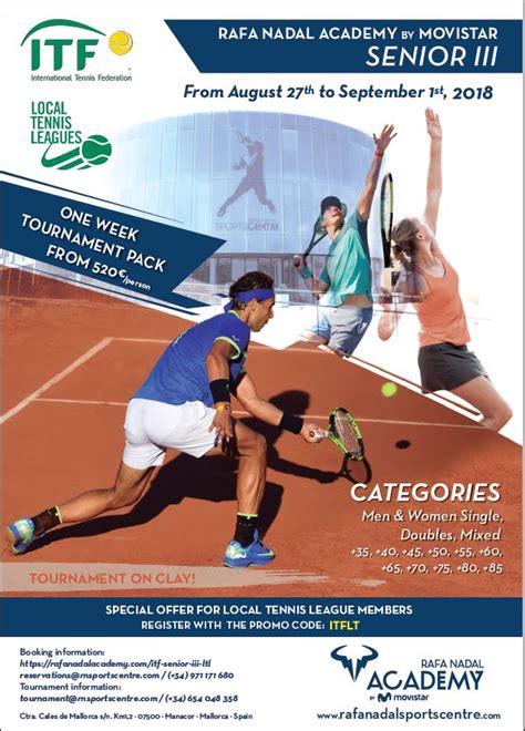 Rafa Nadal Academy By Movistar Itf Tournament August 2018 Local