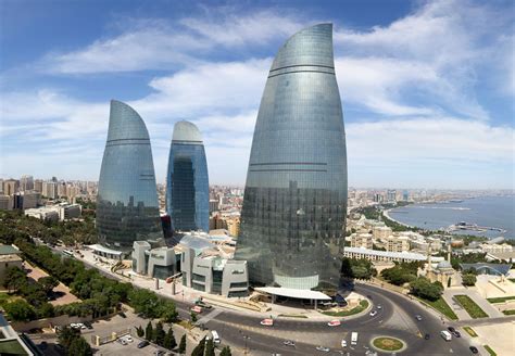 Baku Flame Towers Hok Archdaily