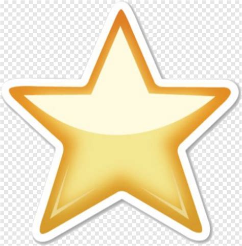 Star Emoji Star Yellow Estrella Emoji Whatsapp Png Download