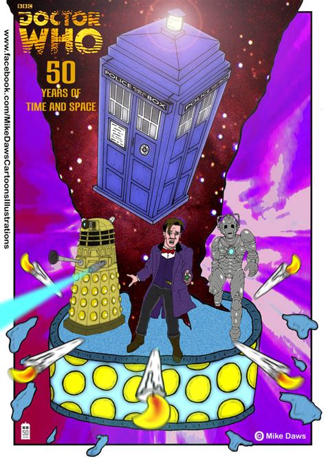 Doctor Who 50th Anniversary Poster By Mikedaws On Deviantart