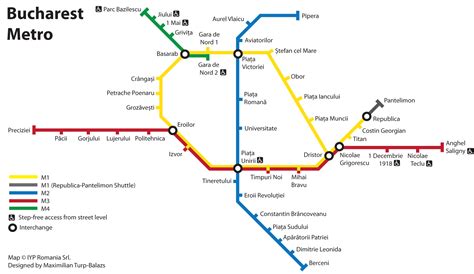 Bucharest Metro Map In Your Pocket 