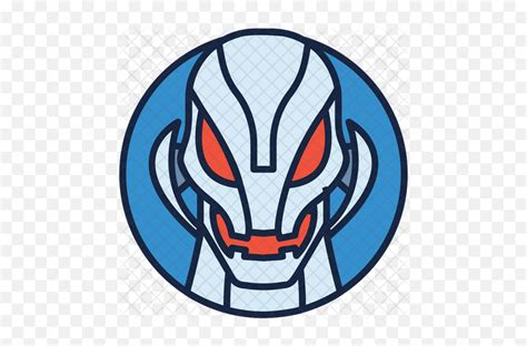 Ultron Icon Of Colored Outline Style Ultron Icon Pngultron Png