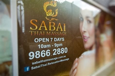 Sabai Thai Massage South Yarra Massage Bookwell