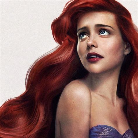 This Artist Shows How Disney Characters Would Look Like Irl Disney Ariel Real Life Disney