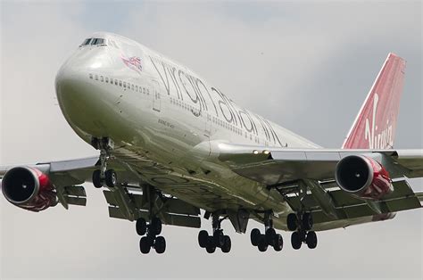 Boeing 747 G Vbig Virgin Atlantic Airways Seen On Appro Flickr