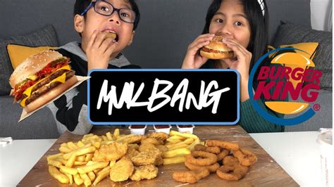 Burger King • Mukbang By Rhaffy Love Youtube
