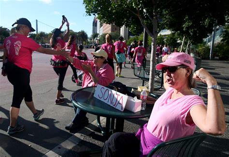 Breast Cancer Survivors Their Supporters Out In Force For Walk
