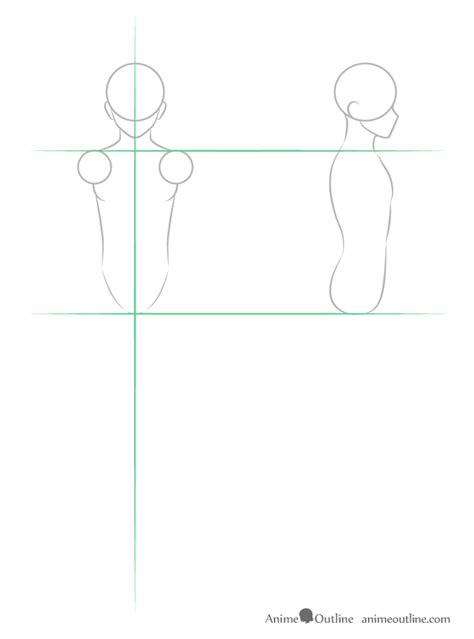 How To Draw Anime Male Body Step By Step Tutorial Animeoutline