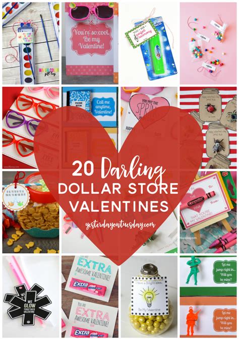 Our valentine's gift guide contains romantic necklaces and rings for girlfriends, boyfriends and the ones you love. 20 Darling Dollar Store Valentines | Valentine gifts for ...