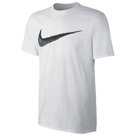 Nike Hangtag Swoosh Short Sleeve T Shirt In White For Men Lyst