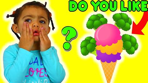 Do You Like Broccoli Ice Cream Song Leah Play S Time Nursery Rhymes