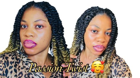 Diy Passion Twist On 4c Natural Hair Easyandsimple Youtube