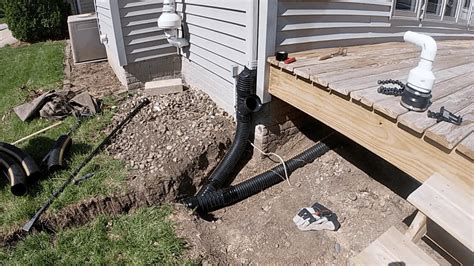 How To Install A Downspout And Sump Pump Drain Pipe Extension