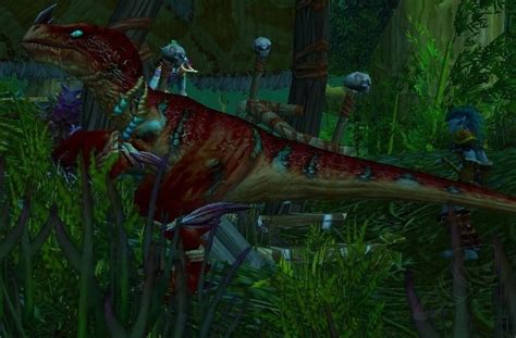As mandokir comes down to get me, i run up the stairs to the top of the platform and fight him at the this enrages bloodlord, creating the hardest part of the fight. Raptor Razzashi - PNJ - World of Warcraft