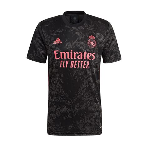 Jersey Adidas Real Madrid 2020 2021 Third Black Fútbol Emotion
