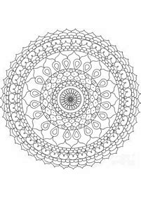 Mandale dla dorosłych – bezpłatne kolorowanki do drukowania