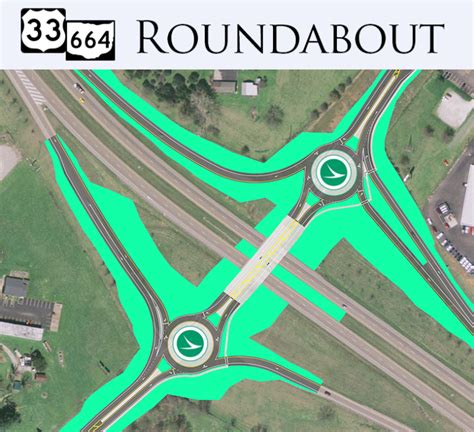 2013 Ohio Dot Opens A Double Roundabout To Traffic Transportation