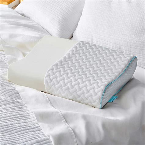 Serenity By Tempur Pedic Contour Memory Foam Pillow Machine Washable Cover 818023014443 Ebay
