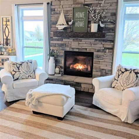 The Top 70 Modern Farmhouse Living Room Ideas Interior Home And