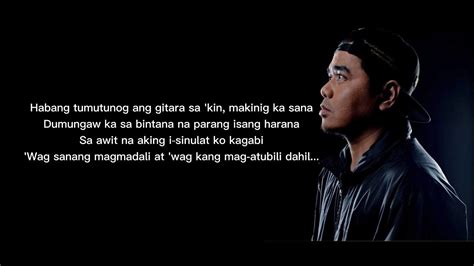 Simpleng Tao Lyrics Gloc 9 Youtube