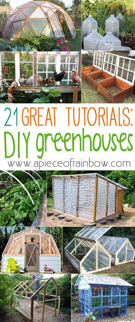 45 Best Diy Greenhouses Tutorials And Free Plans A Piece Of