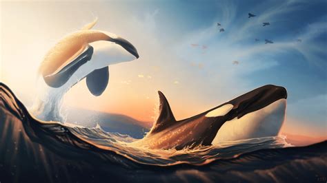 You can also upload and share your favorite dark 4k wallpapers. 1920x1080 Whales Jumping Out Of The Water Digital Art 4k ...