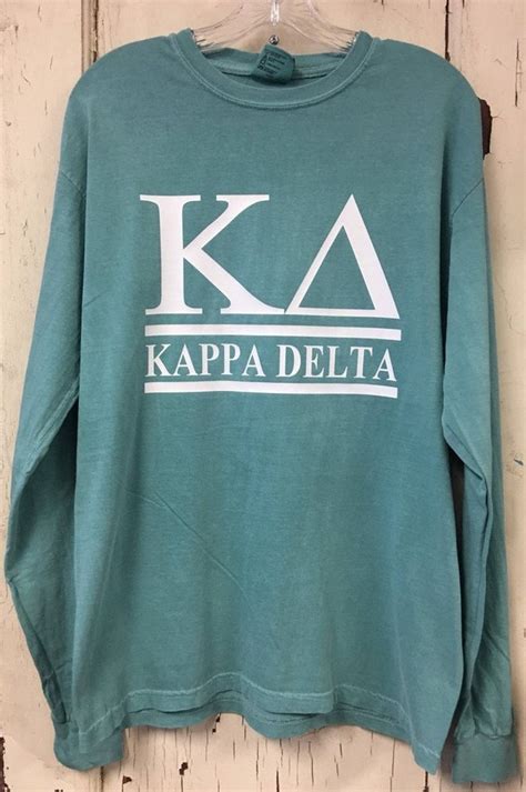 Custom Kappa Delta Sorority Shirt Multiple Comfort Colors Etsy